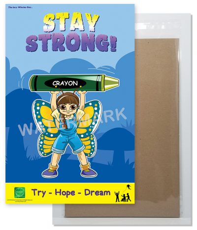 Kids Encouragement Poster Stay Strong