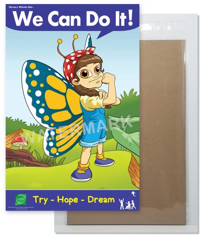 Kid's Encouragement Poster We Can Do It 2